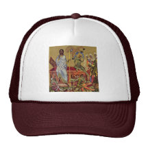 The Resurrection Of Christ By Meister Von Hohenfur Mesh Hats
