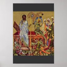 The Resurrection Of Christ By Meister Von Hohenfur Posters