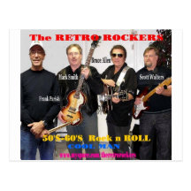 The RETRO ROCKERS Post Card