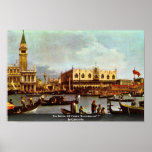 The Return Of Venice "Bucentaurus" "" By Canaletto posters