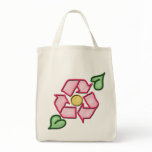 The Reuse Flower Grocery Tote bags