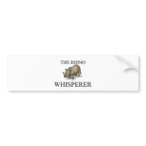 The Rhino Whisperer Bumper Stickers