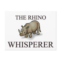 The Rhino Whisperer Post Card