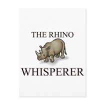 The Rhino Whisperer Postcard