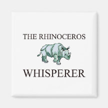 The Rhinoceros Whisperer Fridge Magnets