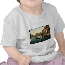 The Rialto Bridge, Venice, Italy classic Photochro Tee Shirt