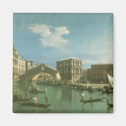The Rialto Bridge, Venice Refrigerator Magnet