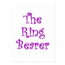 The Ring Bearer Post Card