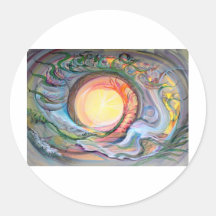 the RING of life Runder Aufkleber