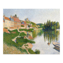 The River Bank, Petit-Andely, 1886 posters