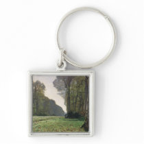 The Road to Bas-Breau, Fontainebleau , c.1865 Key Chains