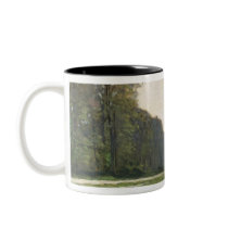 The Road to Bas-Breau, Fontainebleau , c.1865 Mug