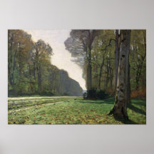 The Road to Bas-Breau, Fontainebleau , c.1865 Print