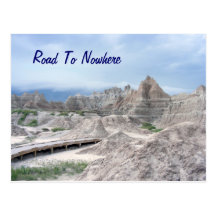 The Road To Nowhere Post Cards