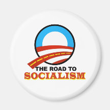 The Road To Socialism Fridge Magnets