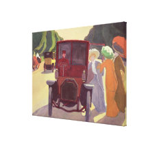 The Road with Acacias, 1908 Gallery Wrap Canvas