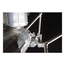 The robotic arm of the Japanese Experiment Modu 2 Photo