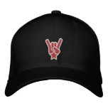 The Rock Sign Embroidered Hats