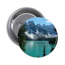 The Rockies - Moraine Lake Pinback Button