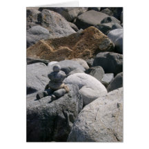 The Rockman of Monhegan Greeting Cards