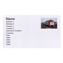 The Roger Williams Train Set Business Cards
