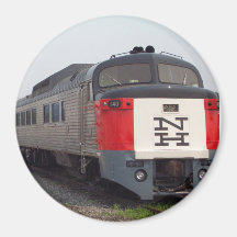 The Roger Williams Train Set Refrigerator Magnet