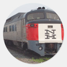 The Roger Williams Train Set Round Sticker
