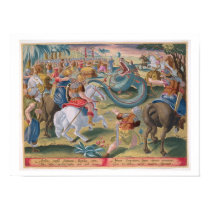 The Roman Consul Atilius Subdues the African Serpe posters