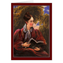 The Romantic Reader, Allegory of Literature Greeting Card