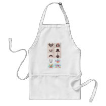 The Rorschach Test Ink Blots All 10 Plates 1-10 Apron