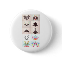 The Rorschach Test Ink Blots All 10 Plates 1-10 Pins