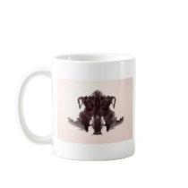 The Rorschach Test Ink Blots Plate 4 Animal Skin Coffee Mugs