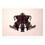 The Rorschach Test Ink Blots Plate 4 Animal Skin Postcards