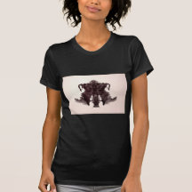 The Rorschach Test Ink Blots Plate 4 Animal Skin Tshirts