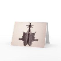 The Rorschach Test Ink Blots Plate 6 Hide Skin Rug Cards