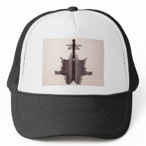 The Rorschach Test Ink Blots Plate 6 Hide Skin Rug Trucker Hats