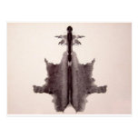 The Rorschach Test Ink Blots Plate 6 Hide Skin Rug Postcards
