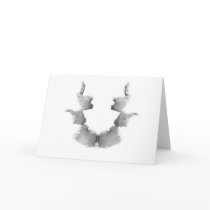 The Rorschach Test Ink Blots Plate 7 Heads Faces Greeting Cards
