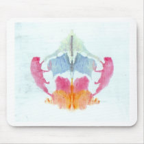 The Rorschach Test Ink Blots Plate 8 Animal Mousepads