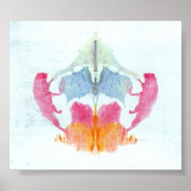 The Rorschach Test Ink Blots Plate 8 Posters