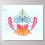 The Rorschach Test Ink Blots Plate 8 Posters