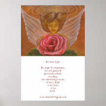 The Rose Angel Print