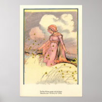 The Rose Princess speaks with the flowers Posters