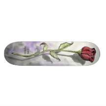 "The Rose" Skeatboard Skateboard Deck