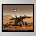 The Rover Opportunity on Mars posters