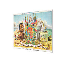 The Royal Arms Jubilant canvas prints