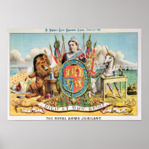 The Royal Arms Jubilant Posters
