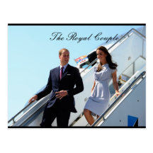 The Royal Couple Prince William and Kate MIddleton Postcard