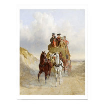 The Royal Mail Coach on the Road, 1841 (oil on pan posters