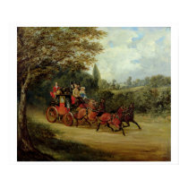 The Royal Mail Coach with Passengers (oil on canva posters